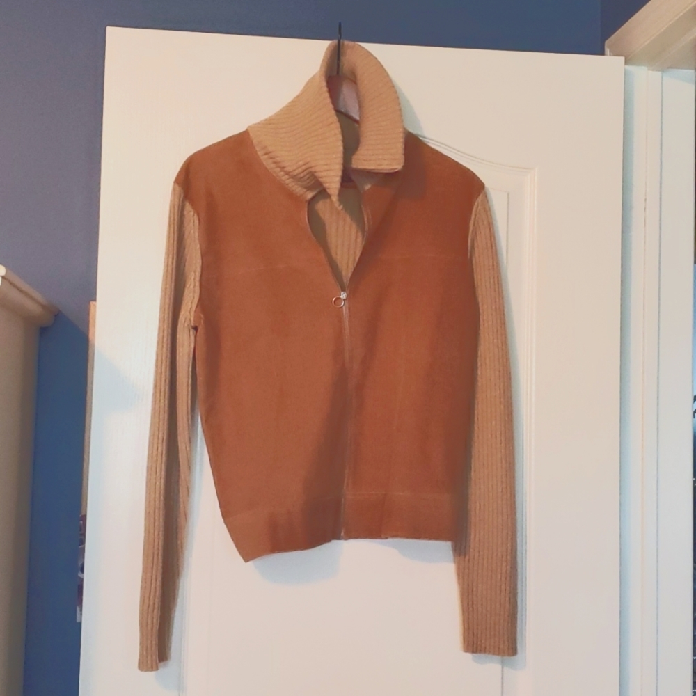 Corduroy wool sweater
